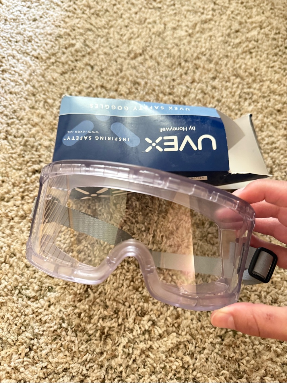 Clear Safety Goggles - Transparent